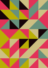 Abstract Geometric Pattern generative computational art illustration