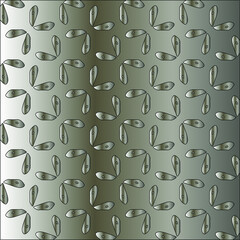 Metal textured plate. Steel industrial polished pattern.Silver metal gradient pattern background