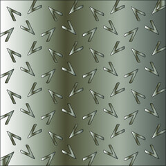 Metal textured plate. Steel industrial polished pattern.Silver metal gradient pattern background