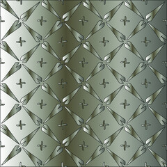 Metal textured plate. Steel industrial polished pattern.Silver metal gradient pattern background