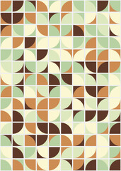 Abstract Geometric Pattern generative computational art illustration