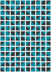 Abstract Geometric Pattern generative computational art illustration