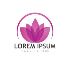 Beauty Vector lotus icon