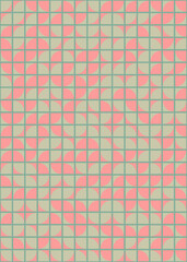 Abstract Geometric Pattern generative computational art illustration