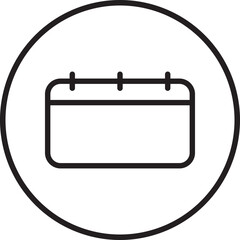 calendar line icon