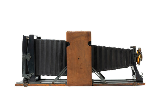 8×10 Wooden Glass View Camera From 1900