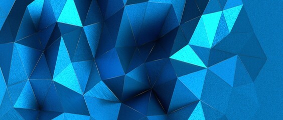 Obraz premium Abstract low poly background of triangles