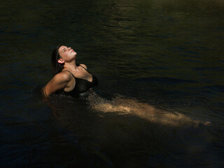 Fototapeta premium River bathing