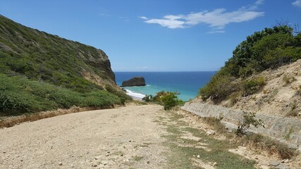 view from the beach