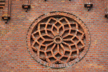 Details eines alten Schafstalles in Westpommern, Polen