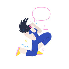 Happiness - happy people jumping in the air cheerfully