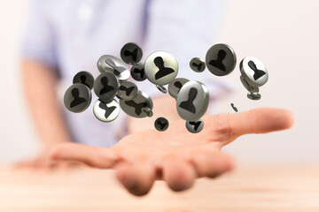 Abstract technology group and data