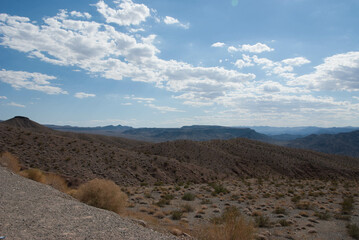 landscape in the desert