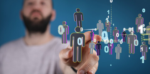 Unity group and teamwork concept