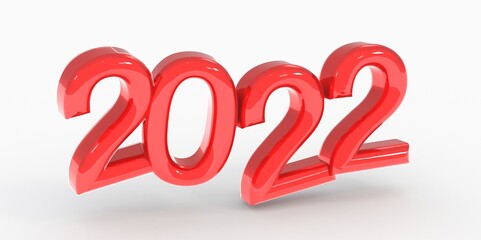 Happy new year 2022 banner.