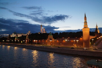 Russia: moscow, city at sunset
