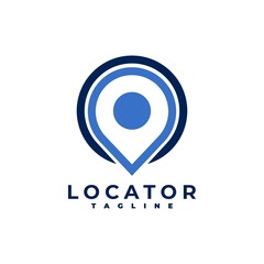 an illustration of a location icon. vector symbol. pin location logo template.