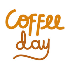 coffee day lettering