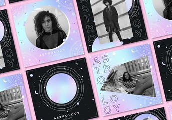 Horoscope Social Media Set