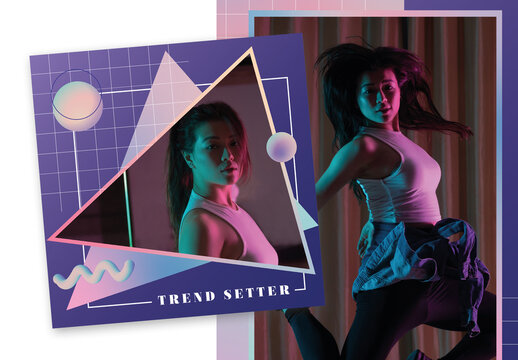 Geometric Social Media Set