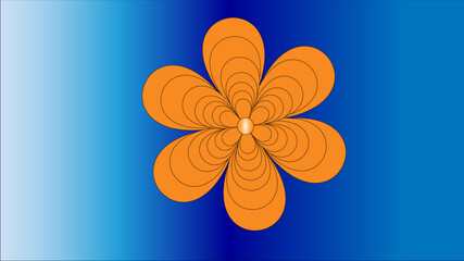 orange flower background