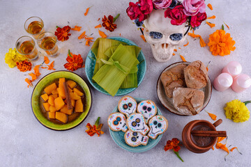 Traditional Day of the dead food