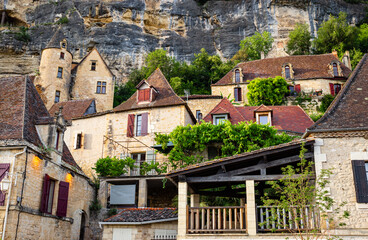 Fototapeta na wymiar La Roque-Gageac old village in France