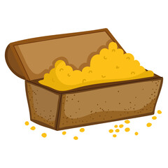 wooden chest treasure