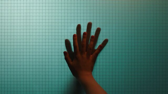 romantic hands touching window lovers separated  longing for connection romance concept