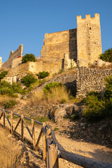 Castillo de Xivert,situado en la sierra de Irta en la localidad de Alcala de...