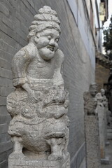Fototapeta na wymiar Kui Xing or K'uei Hsing-Chinese god of examinations-Shuyuanmen Culture Street-Xi'an-China-1550
