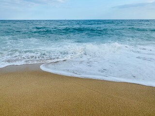 waves on the beach