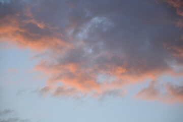 clouds at sunset