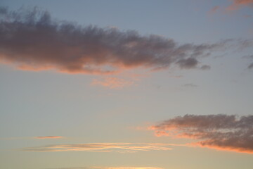 sunset in the mountains