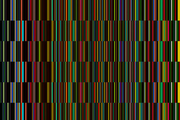 Geometric digital design of multicolored stripes and lines 