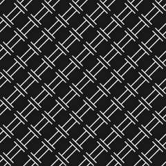 Geometric vector simple pattern. Trendy texture with seamless shapes. Geometry abstract graphic design. Subtle minimalist black ground. Modern design for wallpaper, clolthes, fabric.