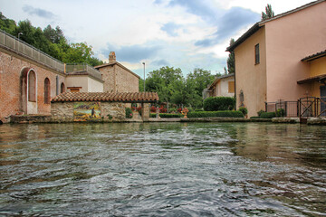 Rasiglia, the village of water, Perugia, Umbria - 454434816