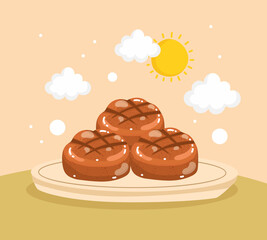 baked buns breads