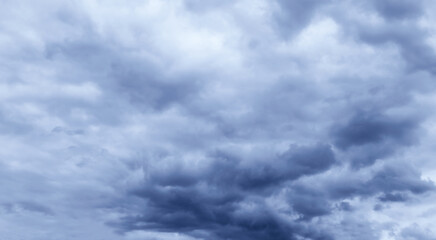 Blue sky background. Copy space.