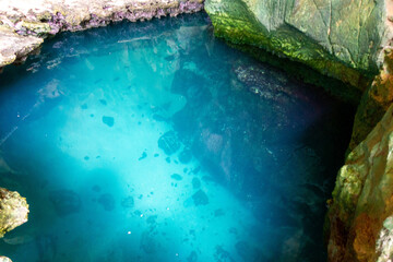 フィリピン、パラワン州のブスアンガ島コロン島周辺の観光名所を旅行する風景 Scenes from a trip around Coron Island, Busuanga, Palawan, Philippines.