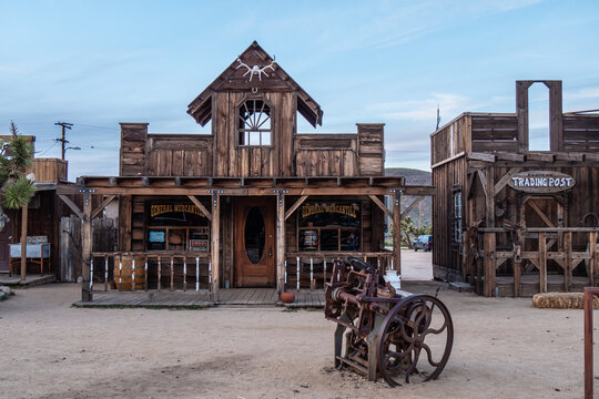 Pioneertown at the Morongo Basin in Calfornia - CALIFORNIA, UNITED STATES - MARCH 18, 2019