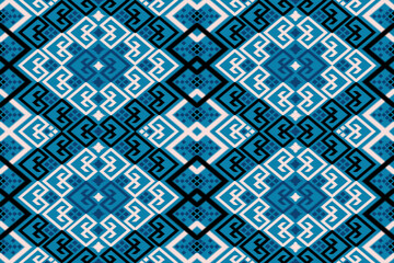 Seamless ikat patterns for backgrounds, carpets, wallpaper, clothing, ..wrapping, batik, fabric and etc.