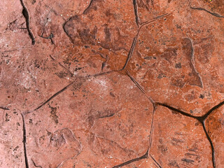 Red stone surface texture background. Natural stone so beautiful. Details of red stone texture for background. copy space for text.