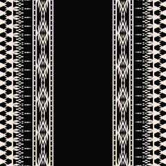 seamless ethnic pattern design.Geometric ethnic oriental ikat pattern traditional Design.Geometric ethnic oriental pattern traditional Design for background,carpet,clothing,wrapping,fabric,embroidery