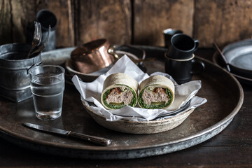 Gourmet Cafe Tuna & Salad Wrap Sandwich