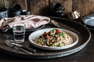 Gourmet Cafe Grilled Vegetable & Pearl Cous Cous Salad