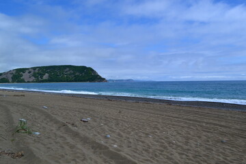 The beautiful landscape with sea and rocks