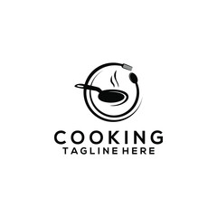 Cooking logo template vector. Cooking logo for business