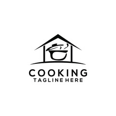 Fototapeta na wymiar Cooking logo template vector. Cooking logo for business
