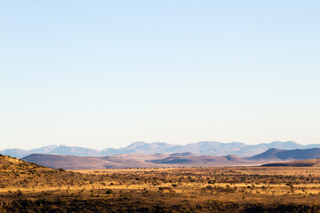 Mountain Zebra National Park, South Africa: general view of the scenery giving an idea of the topography and veld type